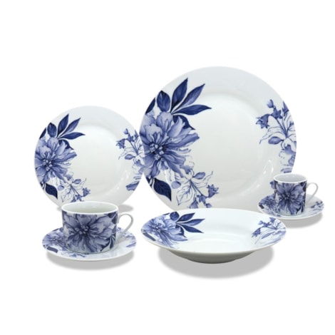 Aparelho de Jantar Lucy Porcelana - 42 Peças