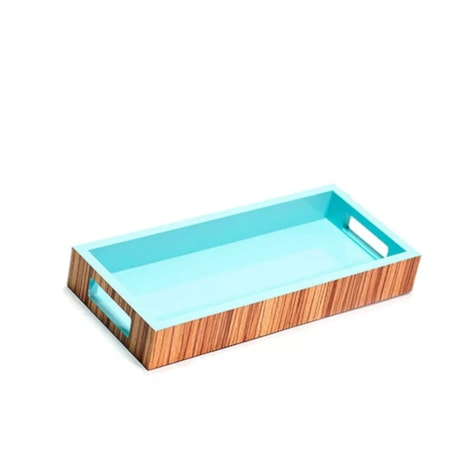 Bandeja Kai Blue Pequena 36x16cm