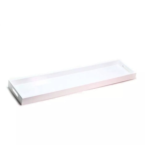 Bandeja Lila Branca 90x20cm
