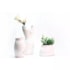 Cachepot Jupe Blanc Moderno Pequeno
