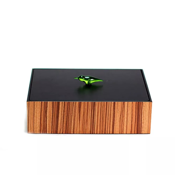 Caixa Decorativa Black Akorn Kayu Grande - 29x13cm
