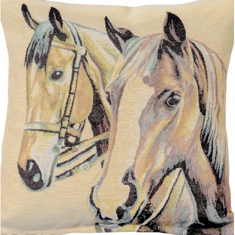 Capa de Almofada Caballos - 45x45m