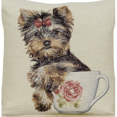Capa de Almofada Cup Dog - 45x45cm
