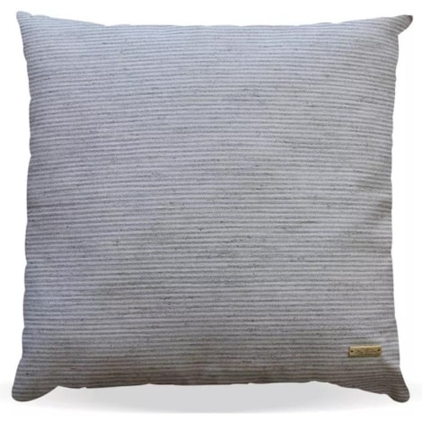Capa de Almofada Vintage Linho Cinza e Areia - 50cmx50cm