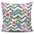 Capa de Almofada ZigZag Hibisco Rosa - 45cmx45cm