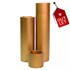 Castiçal Gold Cylinder Resina Pequeno