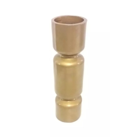 Castiçal Graduation Straw Resina Golden