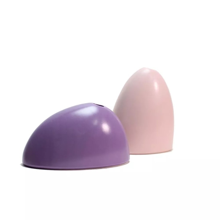Castiçal Pão de Açúcar Rosa Chá Alto
