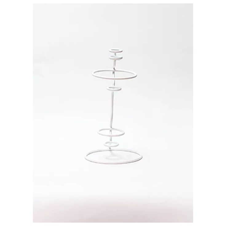 Castiçal Simplic White - 17x31,5cm