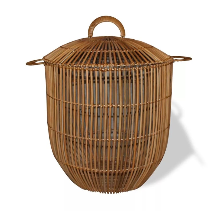 Cesto de Palha Rattan Mekong Natural