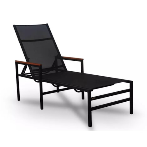 Chaise Longue Alumínio e Tela Sling