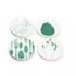 Conjunto de Pratos decorativos Kitchen Green
