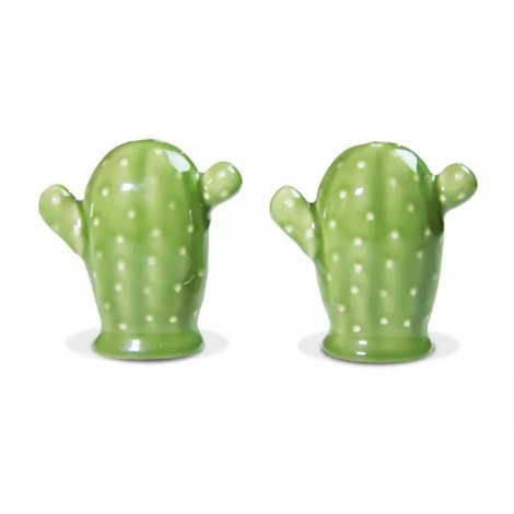 Conjunto Saleiro e Pimenteiro Cactus - 2 Pçs