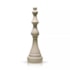 Escultura Chess Queen Resina Branca