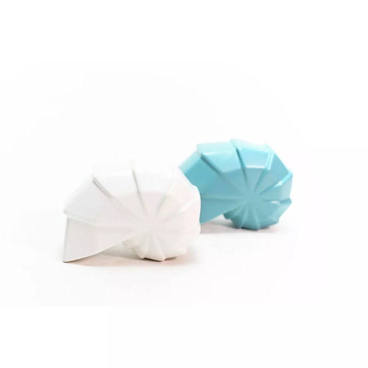 Escultura Concha Conque Origami Bleu