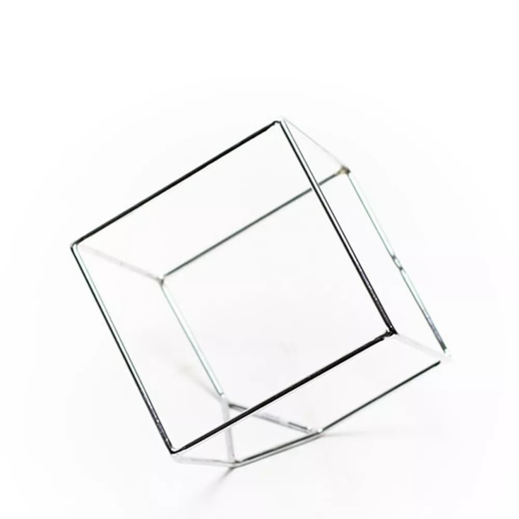 Escultura Cubo Metric  Grande - 20x20cm