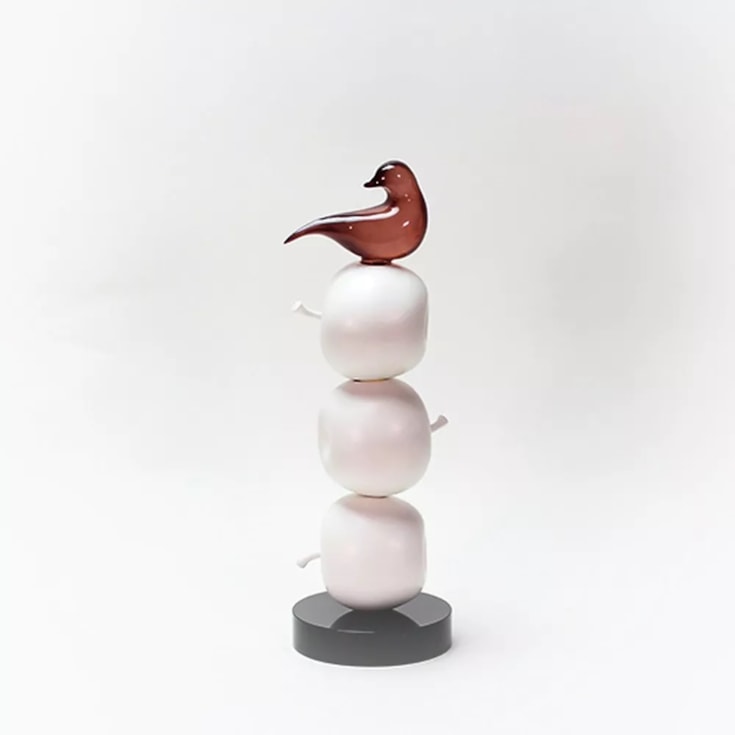 Escultura Pássaro Appel Médio - 12x36,5cm