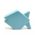 Escultura Peixe Geometric Fish Bleu - 20x14cm