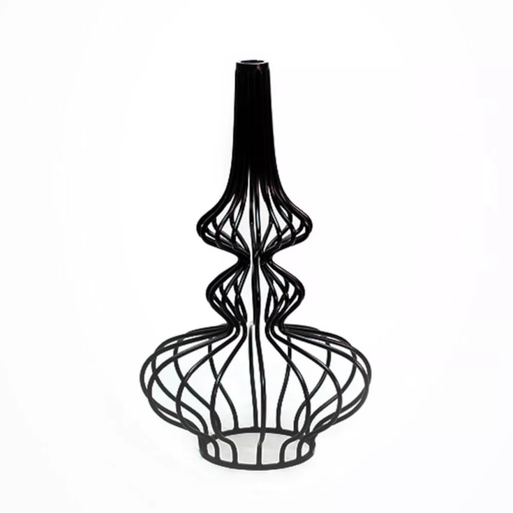 Escultura Tond Frot Preta Grande - 35x59cm