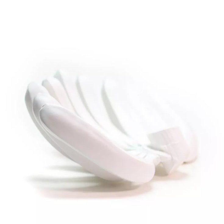Escultura White Banana - 40x15cm
