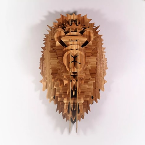 Headwall Leão - 38x60cm