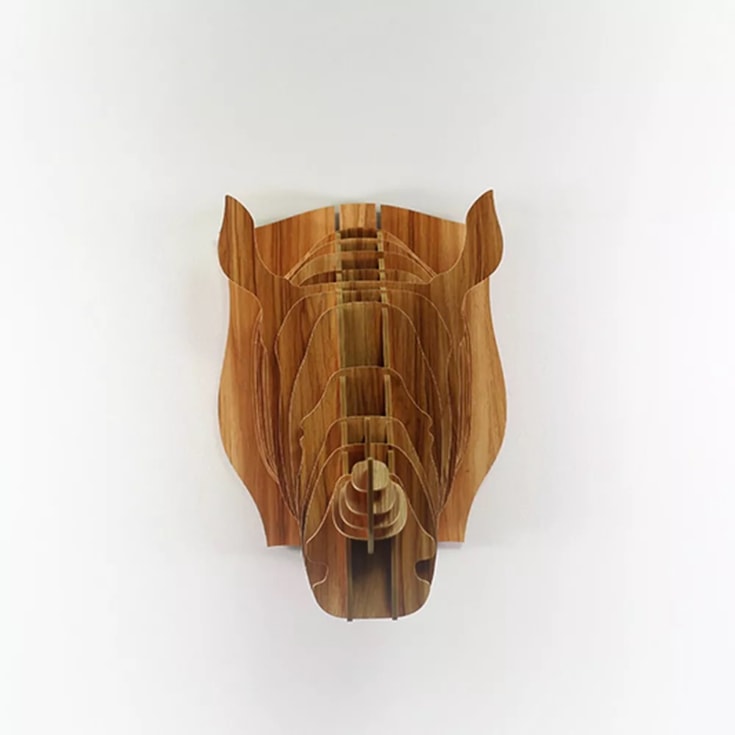Headwall Rinoceronte - 30x40cm