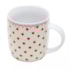 Jogo de Caneca c/6 pcs de porcelana c/flores