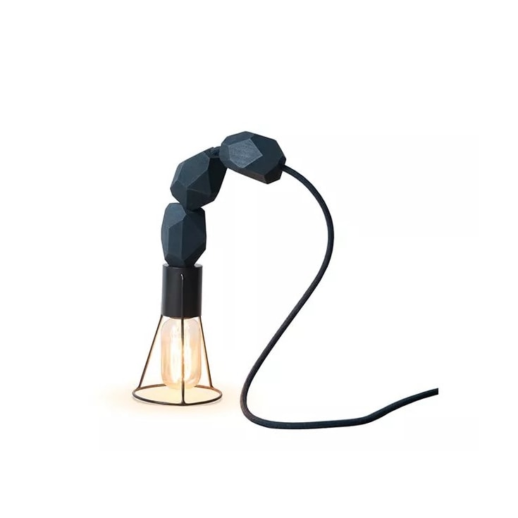Luminária Joquinha Black de Madeira