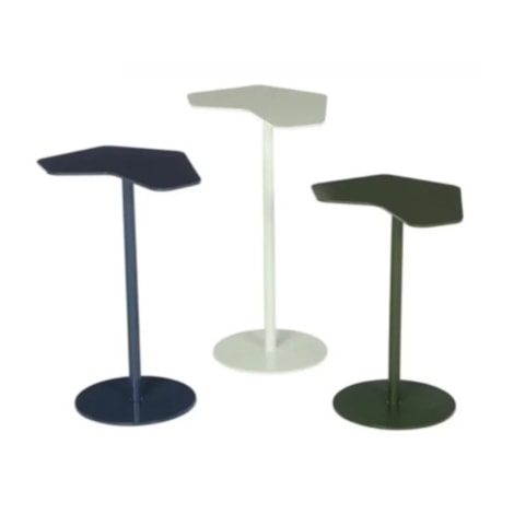 Mesa Lateral Frisee Organic 02 na Lâmina de Madeira