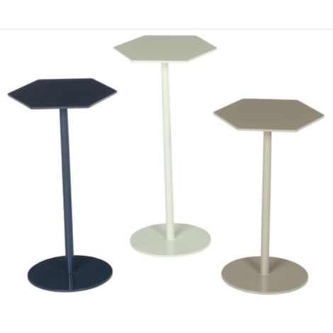 Mesa Lateral Frisee Sextavada Média