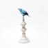 Pássaro Petit Bleu Oiseau em Resina Grande