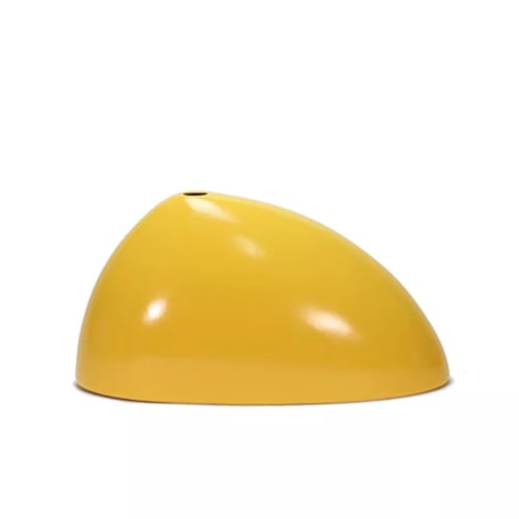 Porta Velas Bold Grande Amarelo 48,5x25cm