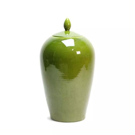 Pote Surlemoen Verde em Cerâmica Grande