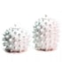 Potiche Porcupine Branco Grande 19x25cm