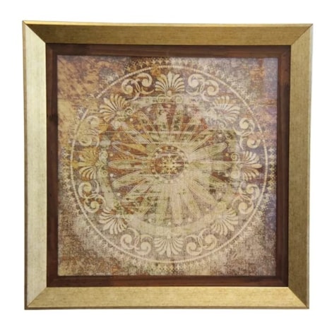 Quadro Frame Mandala Folhagens Pequeno