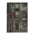 Quadro Metal Janela Retrô - Preto e Branco