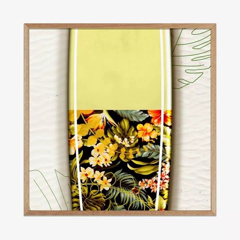 Quadro Prancha Floral - Coleção Boards