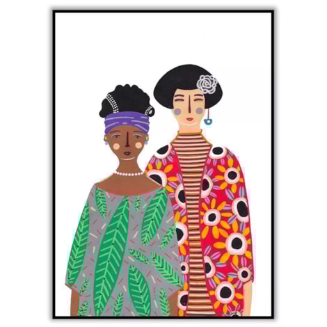 Quadro Tela Arte Brasil II - Coleção Um Olhar por Curió