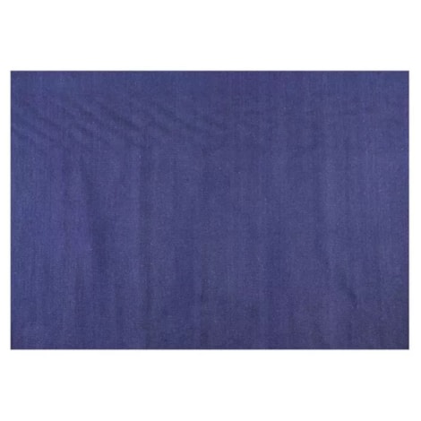 Tapete Maia Liso Azul Indian Artesanal