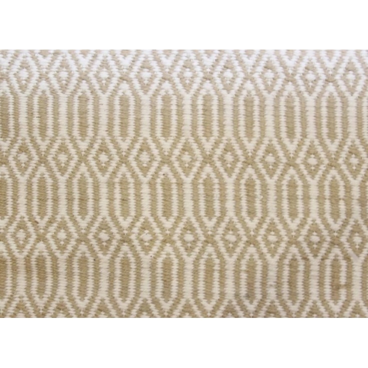 Tapete Maia Trama Geométrica Taupe White