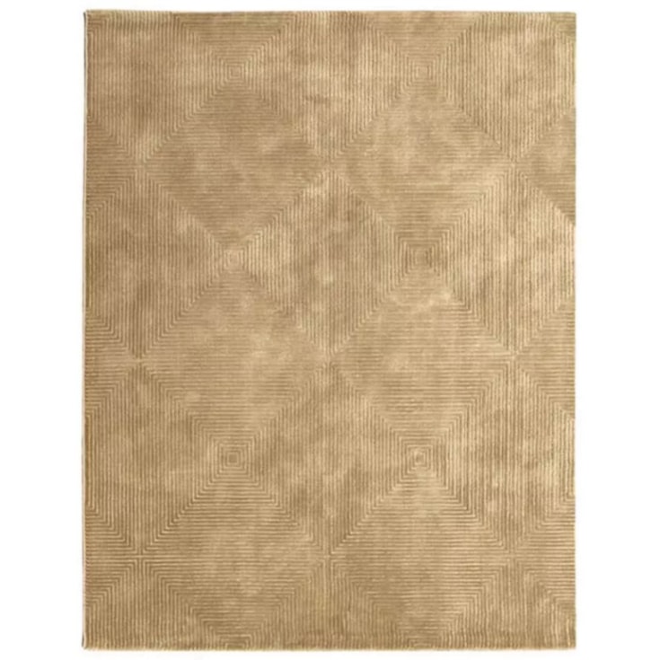Tapete Tecido Chevron Trigo Design 200x290cm