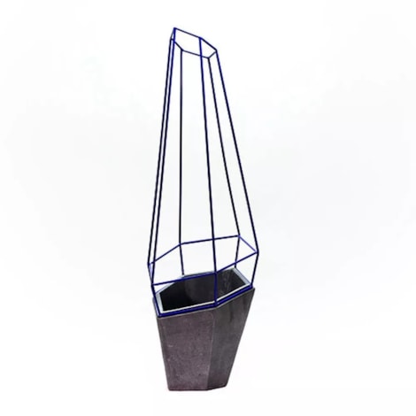 Vaso Barc Azul Grande 27,5x81cm