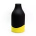 Vaso Béton Noir Jaune 25x50cm