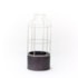 Vaso Bouteille Resina e Metal Grande