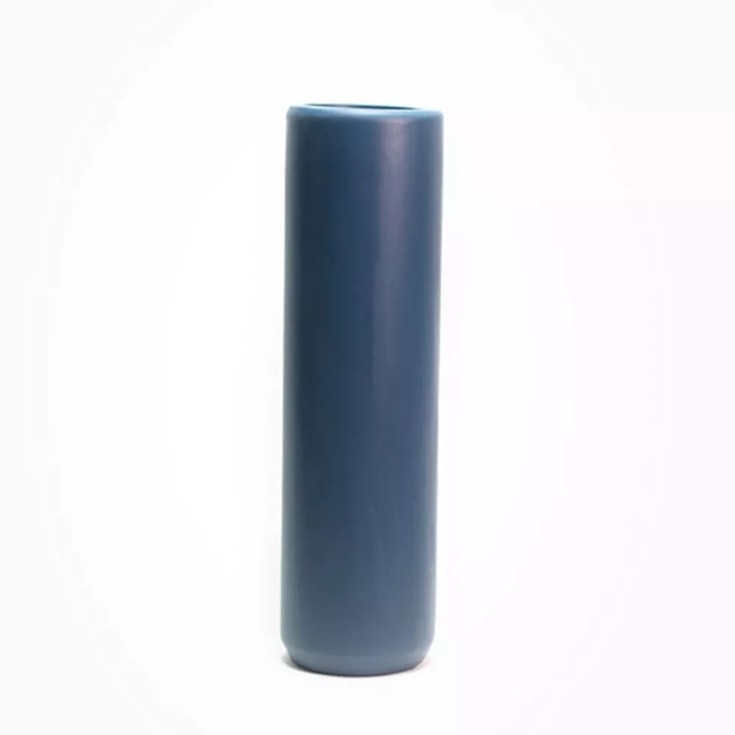 Vaso Cylindrique Bleu Contemporâneo