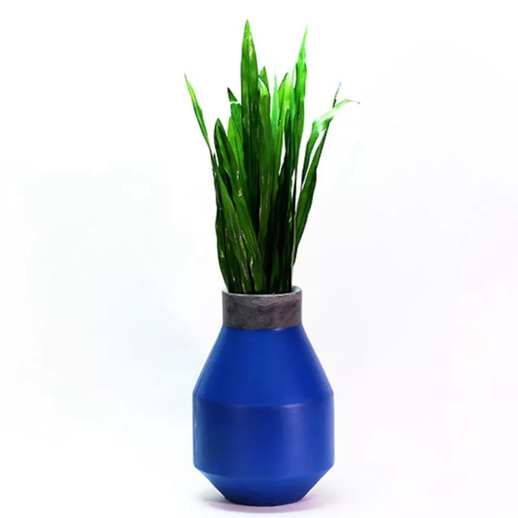 Vaso Jaune Béton Pequeno 26x36,5cm