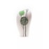 Vaso Kanji Flowers Branco e Verde Médio
