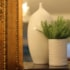 Vaso Niege Grande Branco Cerâmica