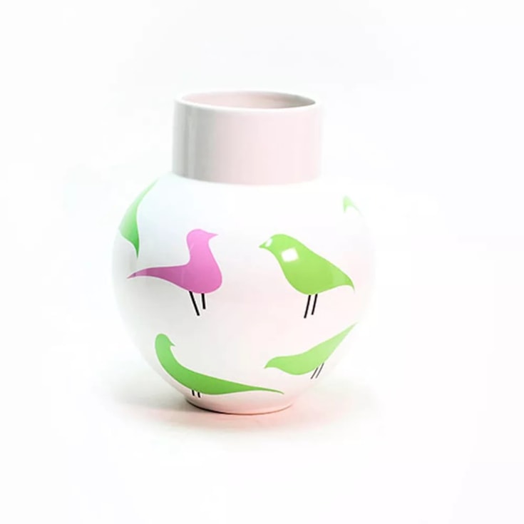 Vaso Oiseau Médio 21,5x25,5cm