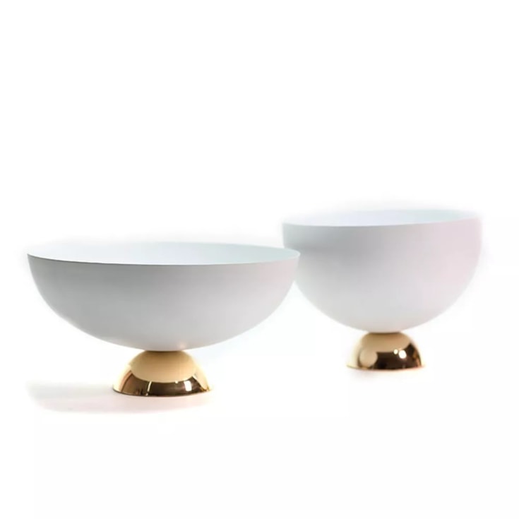 Vaso Pied Metallique Médio 29,5x16cm
